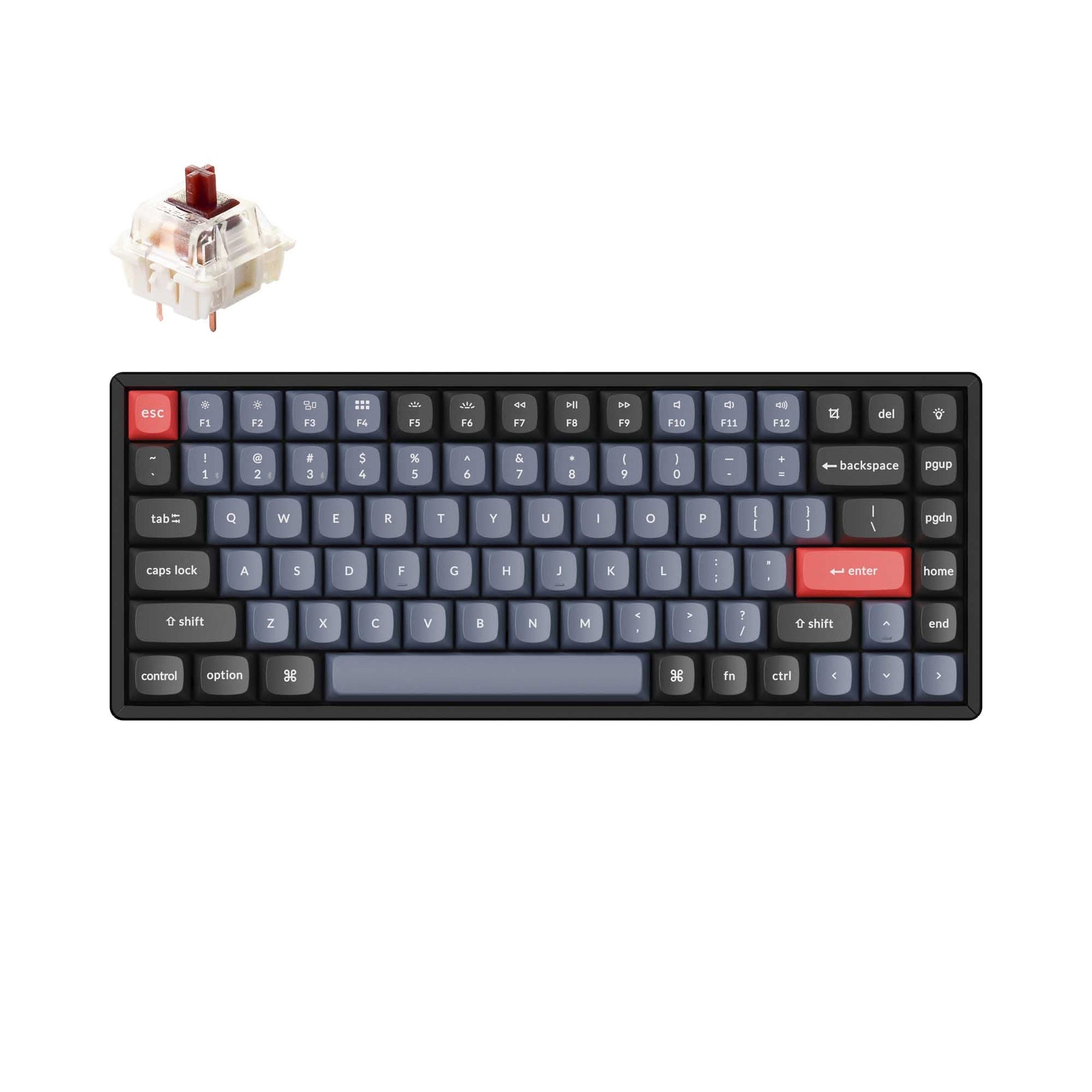Keychron K2 Pro QMK/VIA kabellose mechanische Tastatur (US-ANSI-Layout)