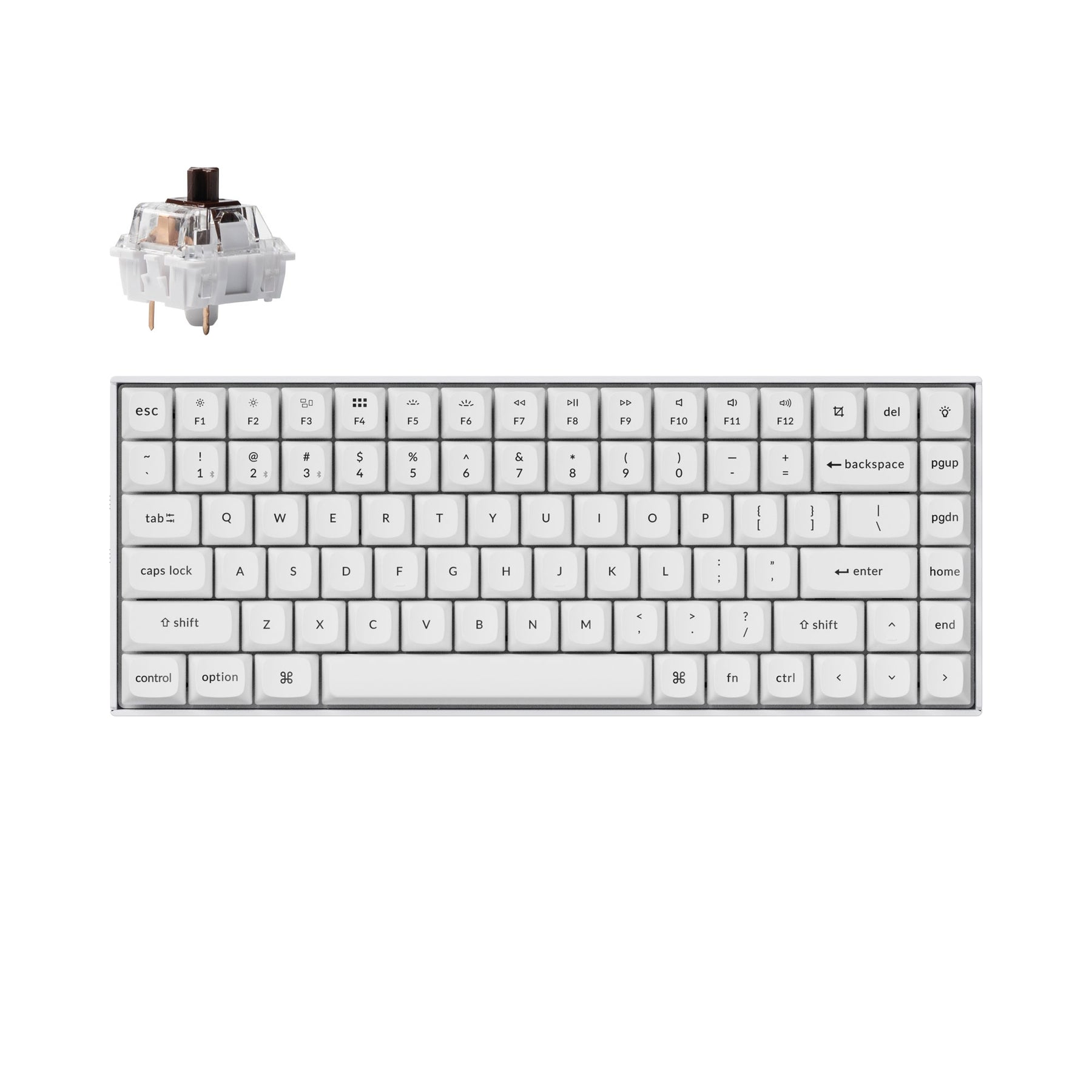Keychron K2 Pro QMK/VIA kabellose mechanische Tastatur (US-ANSI-Layout)