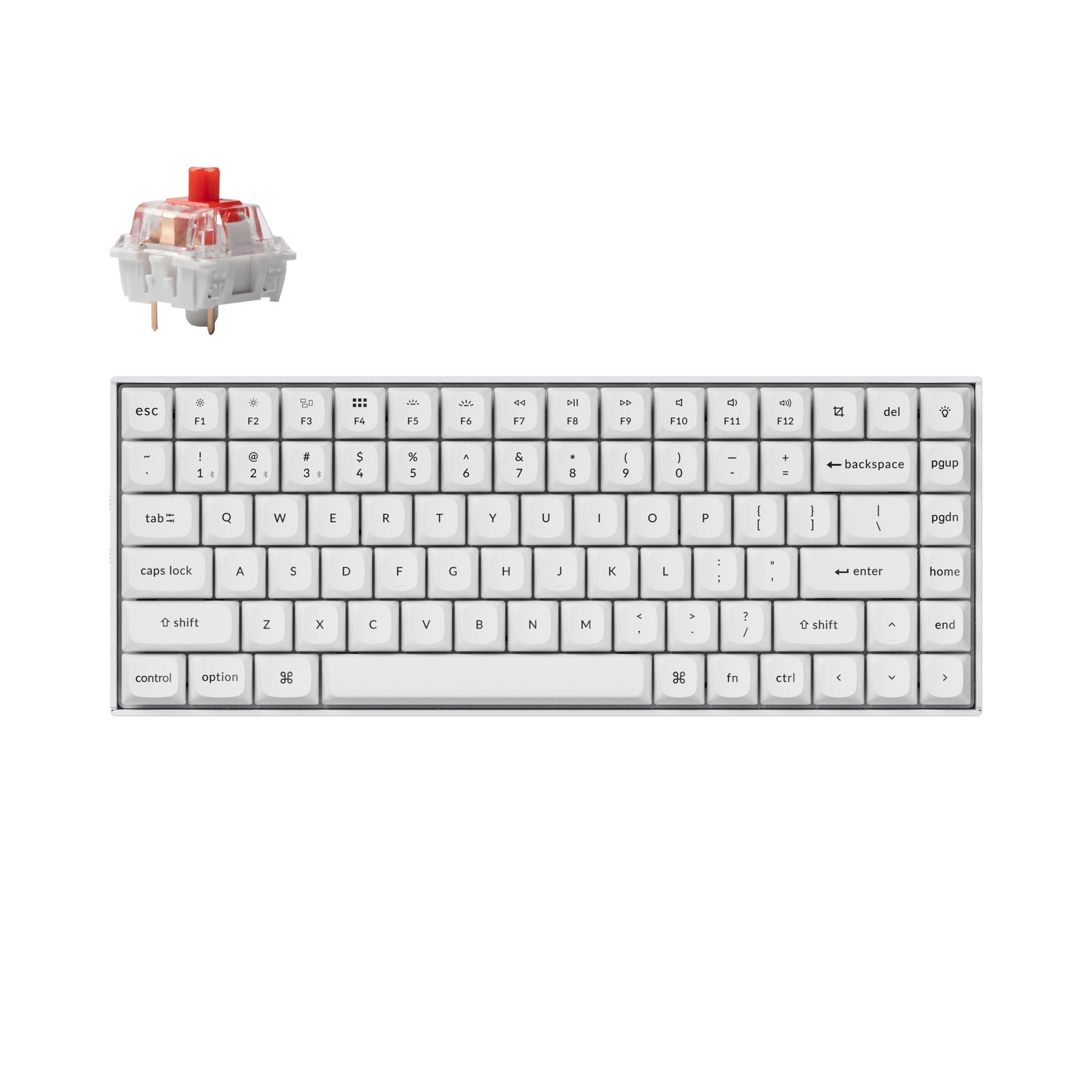 Keychron K2 Pro QMK/VIA kabellose mechanische Tastatur (US-ANSI-Layout)