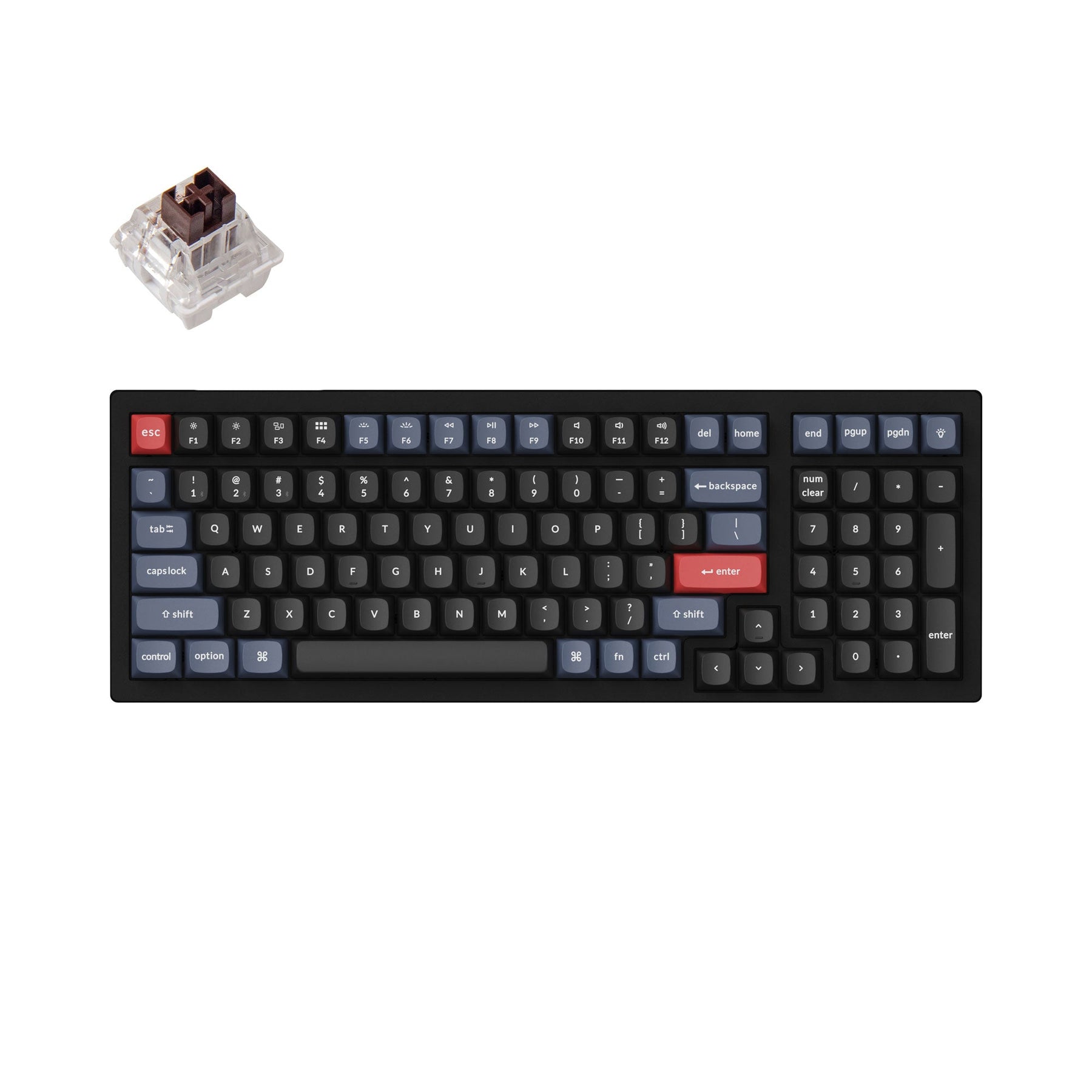 Keychron K4 Pro QMK/VIA Wireless Mechanische Tastatur (US ANSI-Layout)