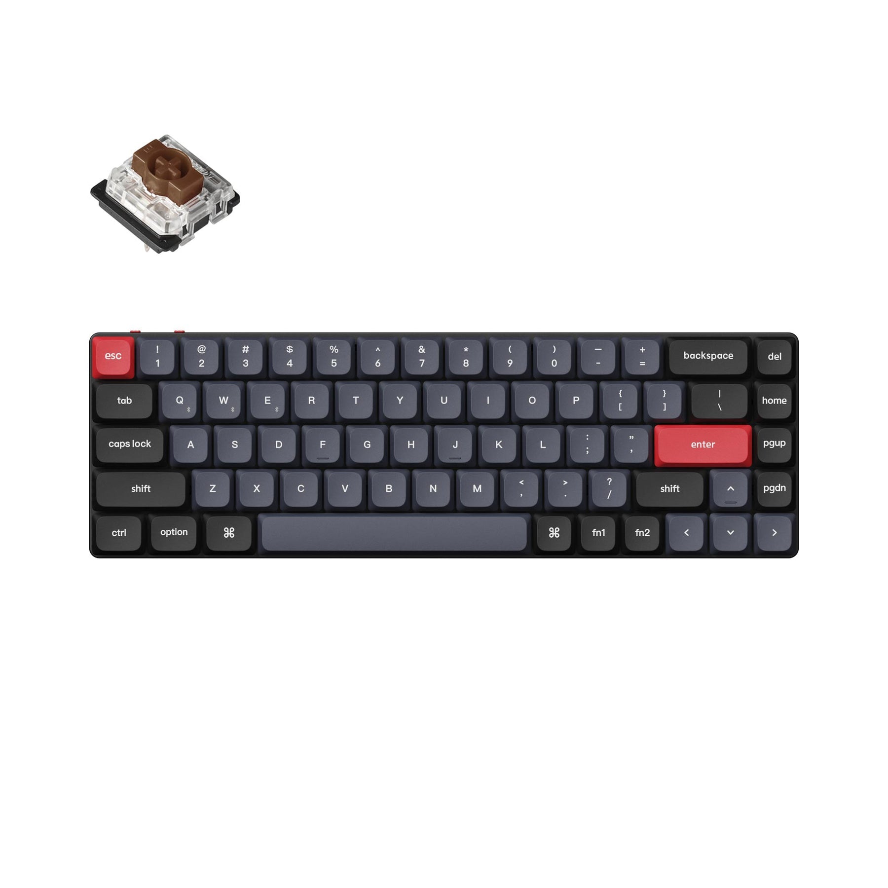 Keychron K7 Pro QMK/VIA Drahtlose benutzerdefinierte mechanische Tastatur (US-Layout)
