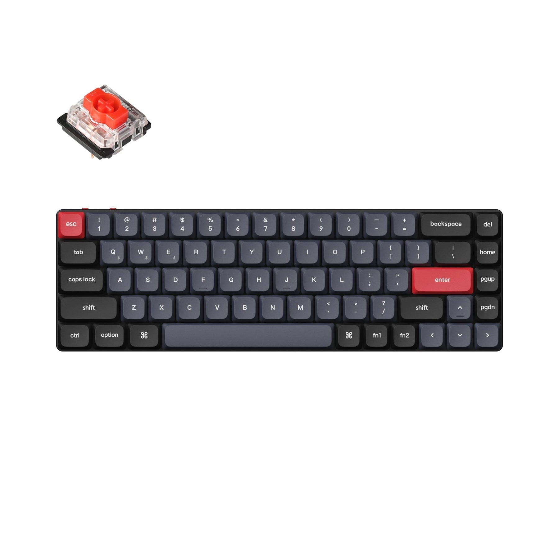 Keychron K7 Pro QMK/VIA Drahtlose benutzerdefinierte mechanische Tastatur (US-Layout)