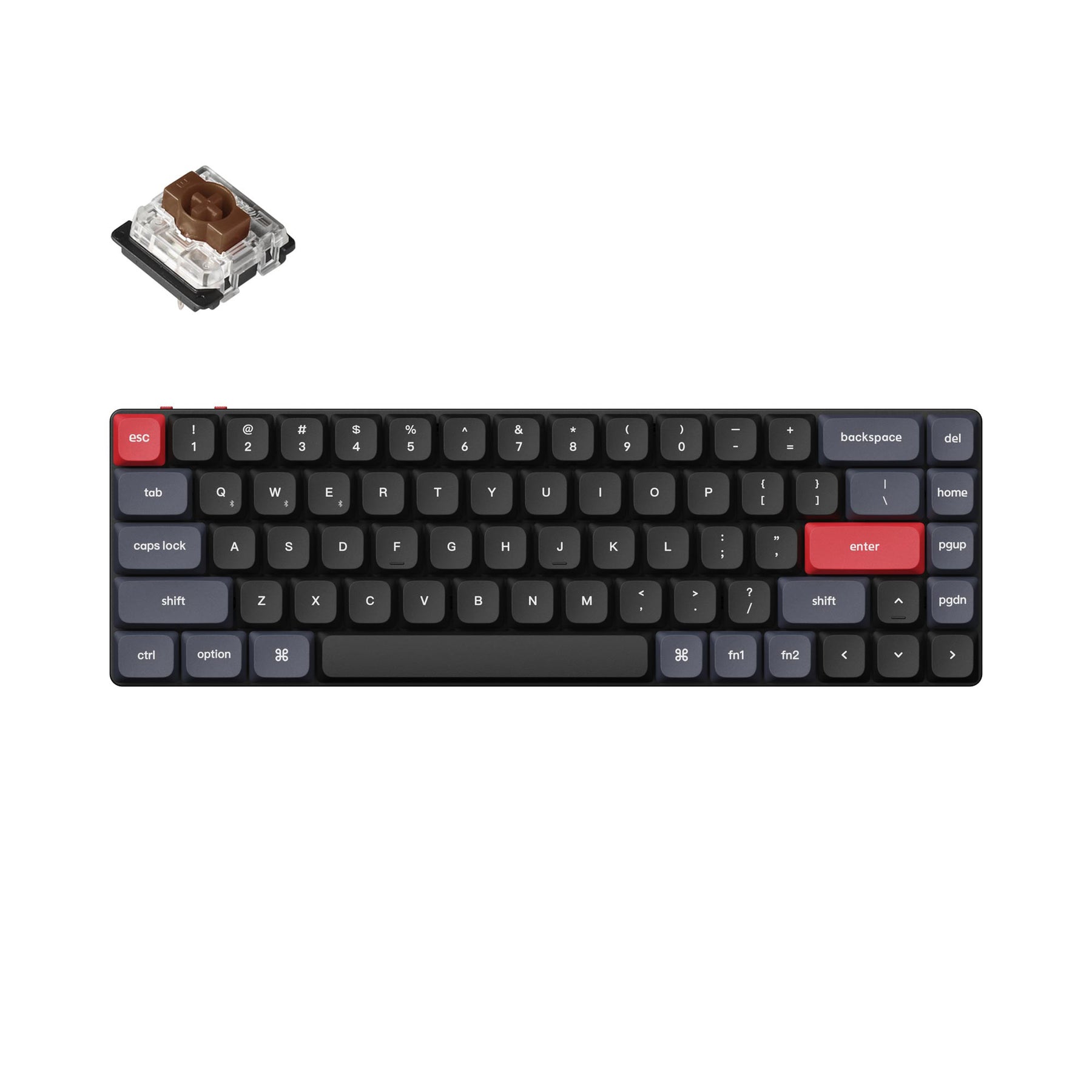 Keychron K7 Pro QMK/VIA Drahtlose benutzerdefinierte mechanische Tastatur (US-Layout)