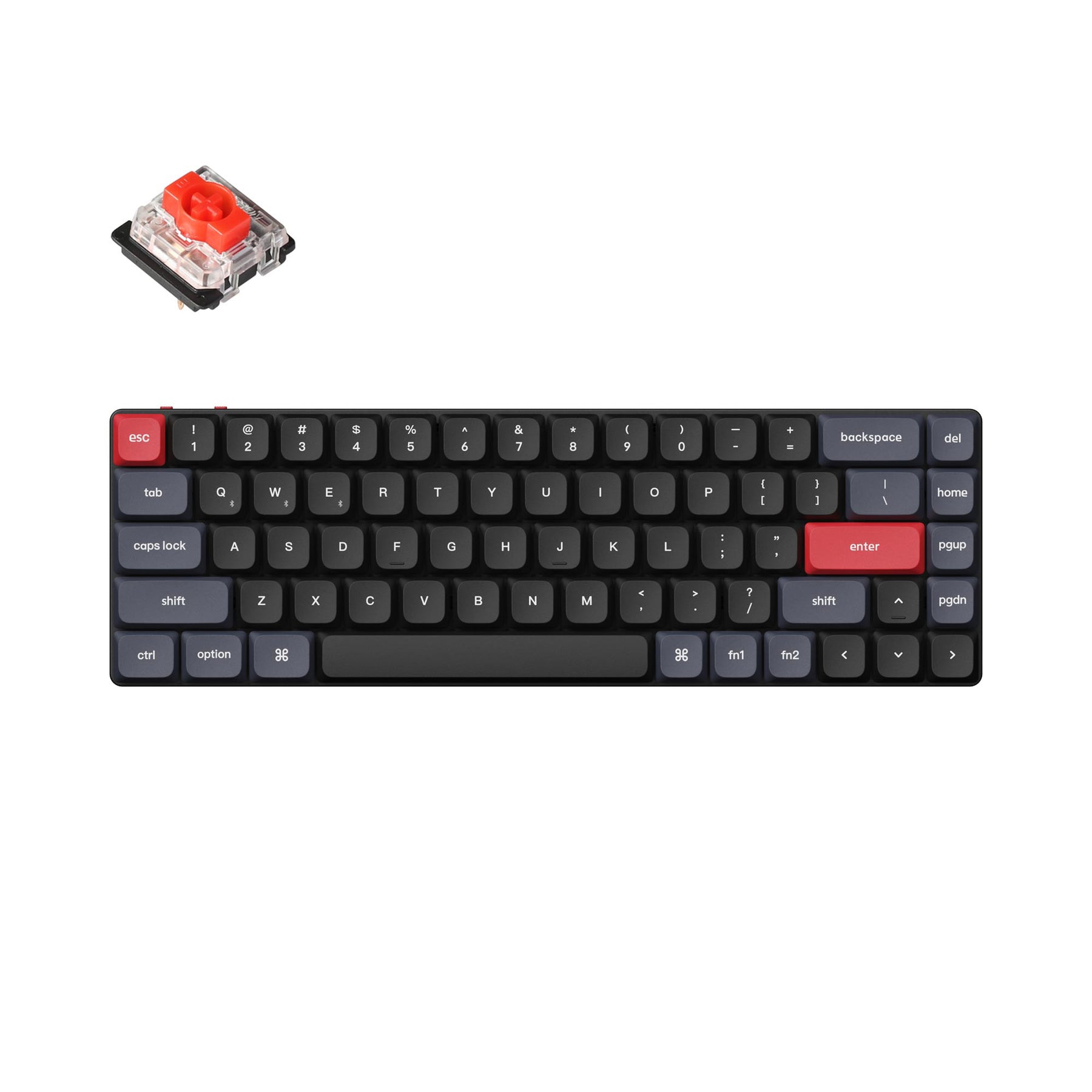 Keychron K7 Pro QMK/VIA Drahtlose benutzerdefinierte mechanische Tastatur (US-Layout)