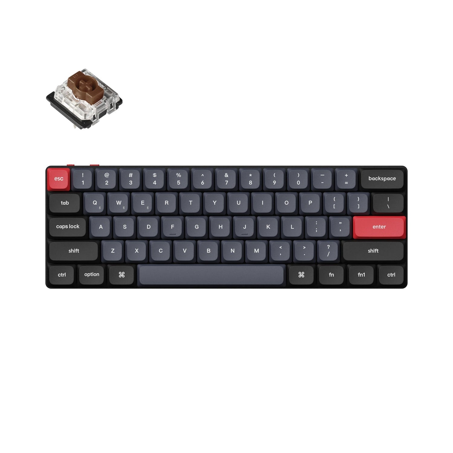 Keychron K9 Pro QMK/VIA Drahtlose benutzerdefinierte mechanische Tastatur (US-Layout)