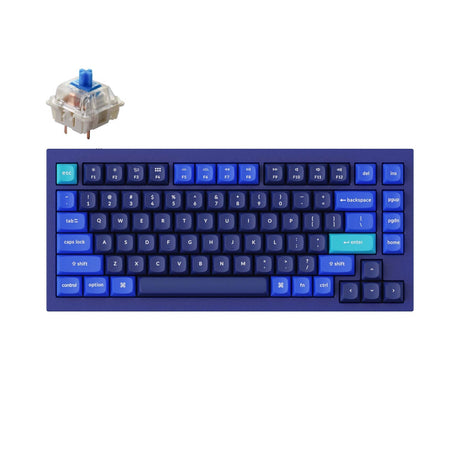 Keychron Q1 QMK Benutzerdefinierte mechanische Tastatur (US-ANSI-Layout) – Version 2