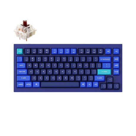 Keychron Q1 QMK Benutzerdefinierte mechanische Tastatur (US-ANSI-Layout) – Version 2