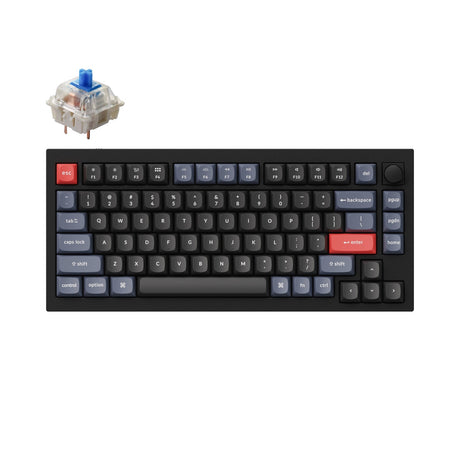 Keychron Q1 QMK Benutzerdefinierte mechanische Tastatur (US-ANSI-Layout) – Version 2