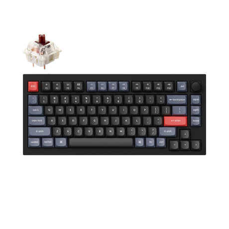 Keychron Q1 QMK Benutzerdefinierte mechanische Tastatur (US-ANSI-Layout) – Version 2