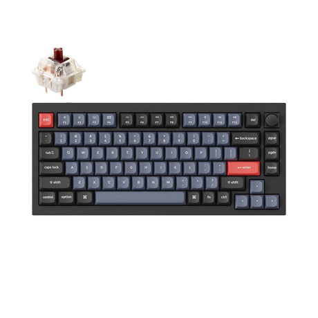 Keychron Q1 QMK Benutzerdefinierte mechanische Tastatur (US-ANSI-Layout) – Version 2