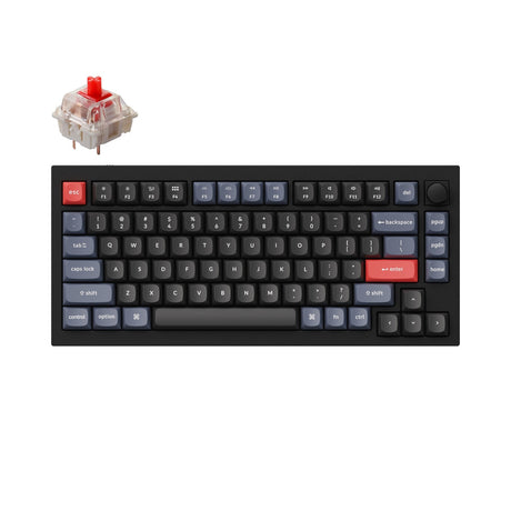 Keychron Q1 QMK Benutzerdefinierte mechanische Tastatur (US-ANSI-Layout) – Version 2