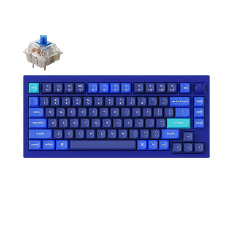 Keychron Q1 QMK Benutzerdefinierte mechanische Tastatur (US-ANSI-Layout) – Version 2