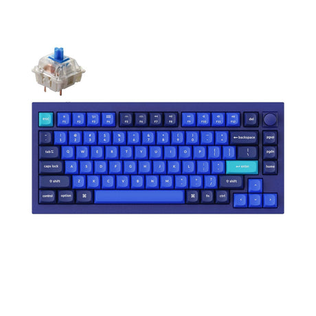 Keychron Q1 QMK Benutzerdefinierte mechanische Tastatur (US-ANSI-Layout) – Version 2