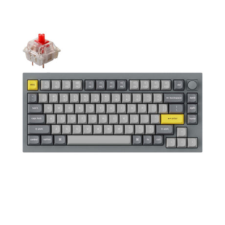 Keychron Q1 QMK Benutzerdefinierte mechanische Tastatur (US-ANSI-Layout) – Version 2