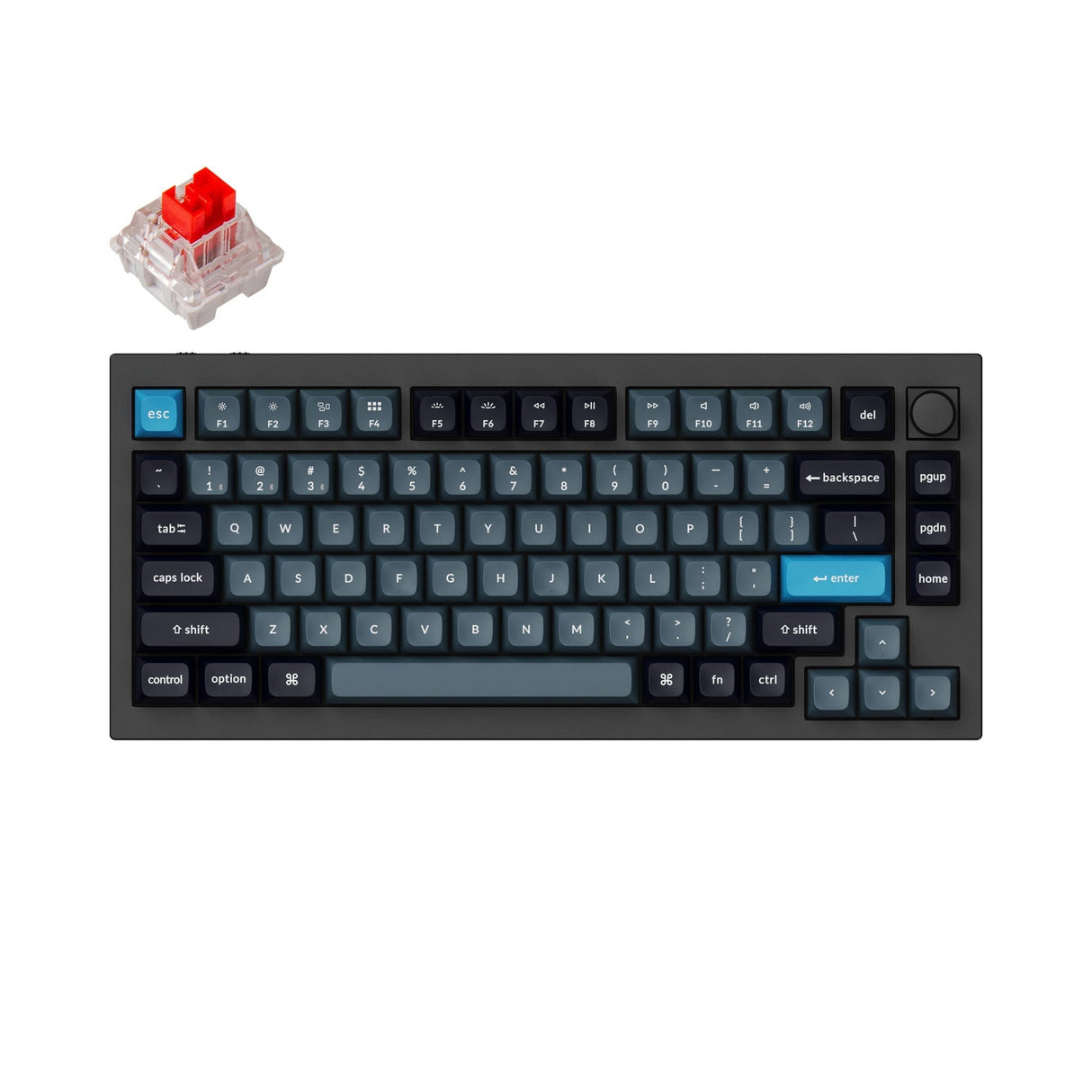 Keychron Q1 Pro QMK/VIA Drahtlose benutzerdefinierte mechanische Tastatur (US-Layout)