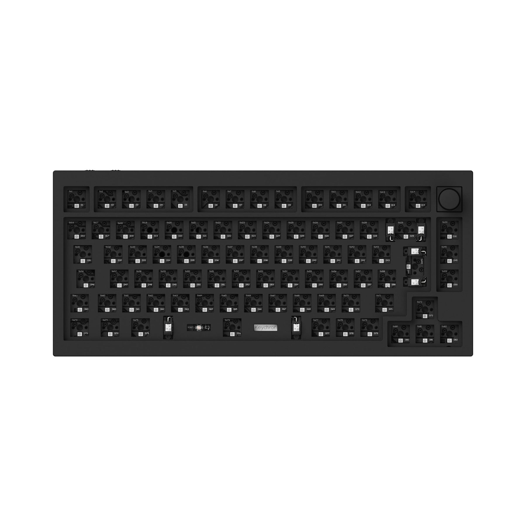 Keychron Q1 Pro QMK/VIA Drahtlose benutzerdefinierte mechanische Tastatur (US-Layout)