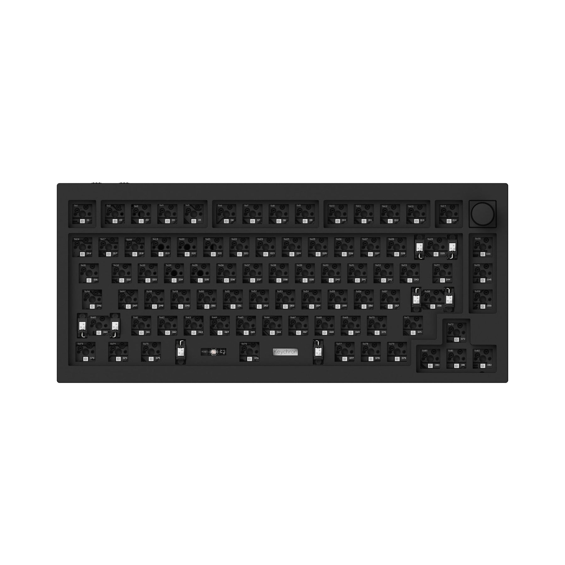 Keychron Q1 Pro QMK/VIA Drahtlose benutzerdefinierte mechanische Tastatur (US-Layout)