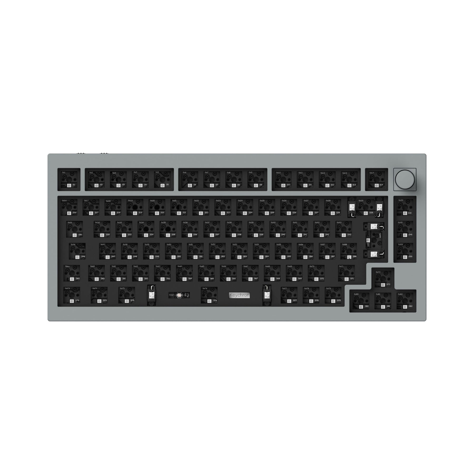 Keychron Q1 Pro QMK/VIA Drahtlose benutzerdefinierte mechanische Tastatur (US-Layout)