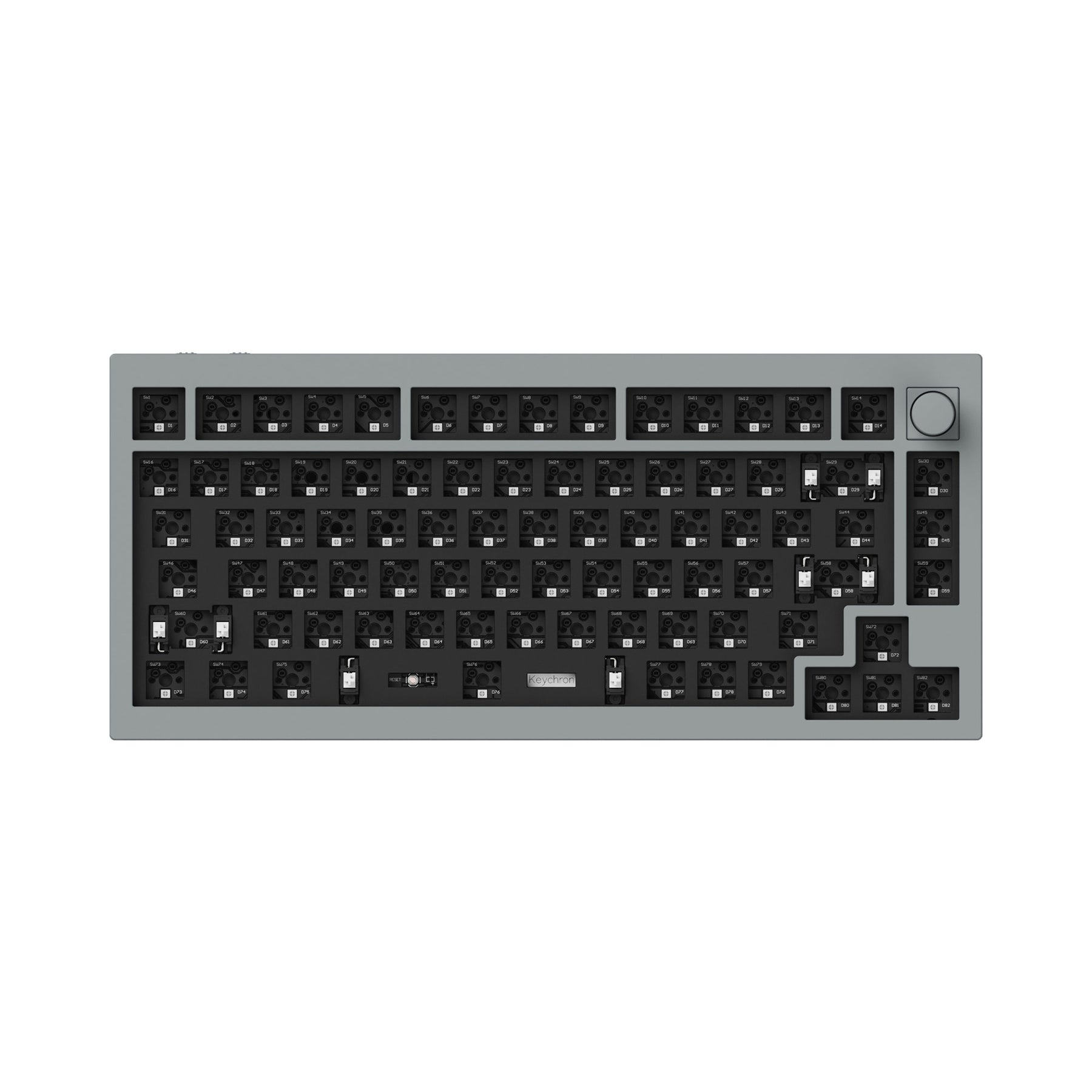 Keychron Q1 Pro QMK/VIA Drahtlose benutzerdefinierte mechanische Tastatur (US-Layout)