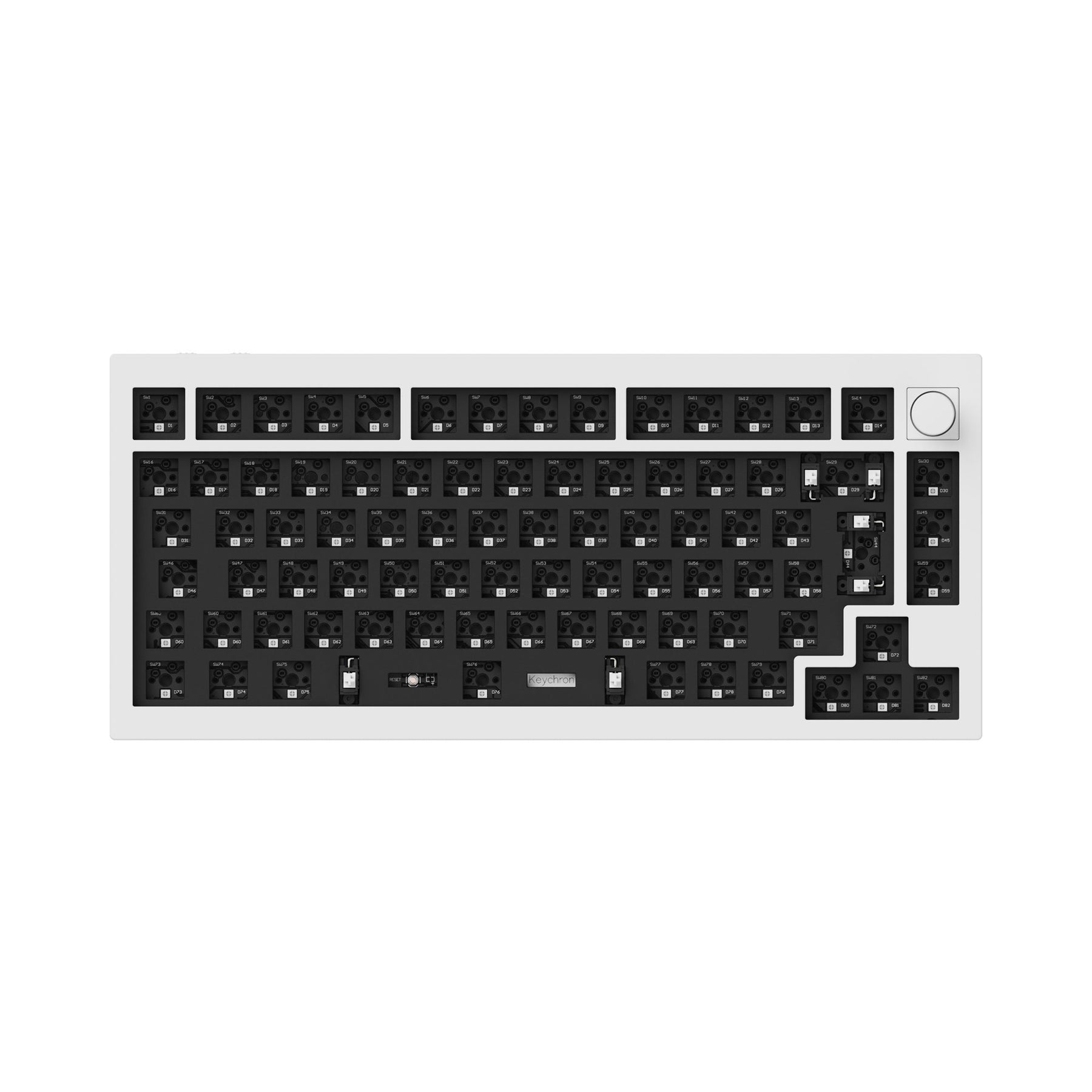 Keychron Q1 Pro QMK/VIA Drahtlose benutzerdefinierte mechanische Tastatur (US-Layout)