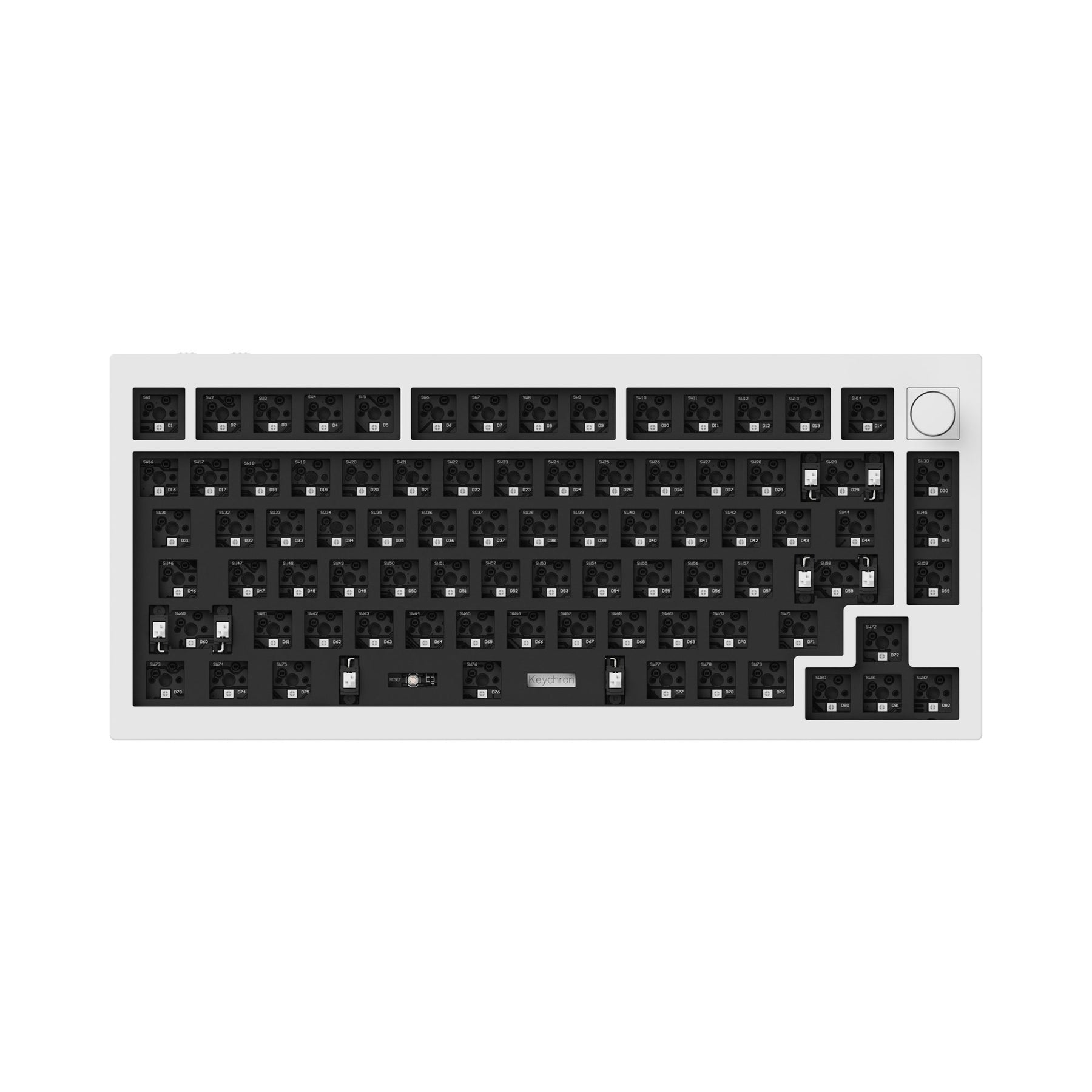 Keychron Q1 Pro QMK/VIA Drahtlose benutzerdefinierte mechanische Tastatur (US-Layout)
