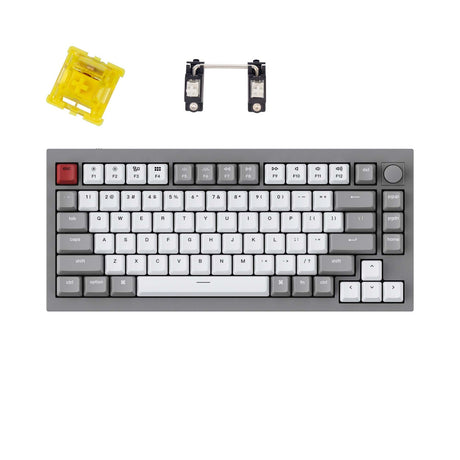 Keychron Q1 QMK Benutzerdefinierte mechanische Tastatur (US-ANSI-Layout) – Version 2