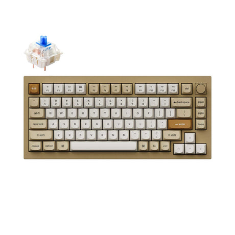 Keychron Q1 QMK Benutzerdefinierte mechanische Tastatur (US-ANSI-Layout) – Version 2