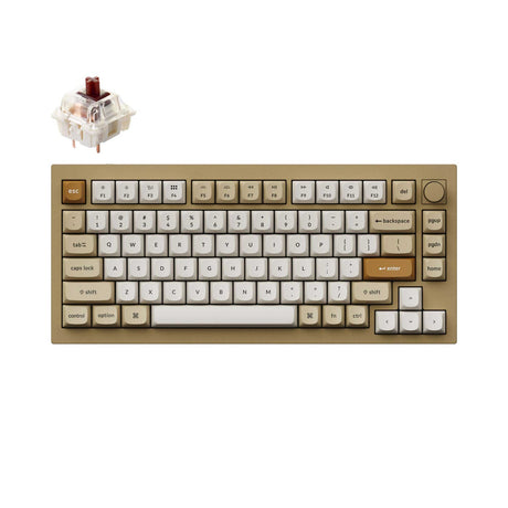 Keychron Q1 QMK Benutzerdefinierte mechanische Tastatur (US-ANSI-Layout) – Version 2