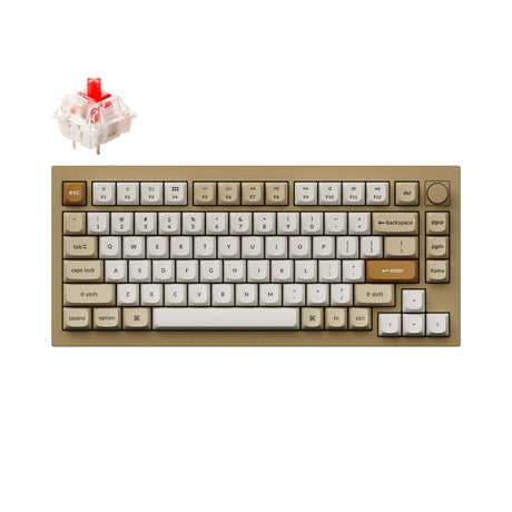 Keychron Q1 QMK Benutzerdefinierte mechanische Tastatur (US-ANSI-Layout) – Version 2