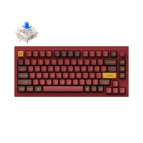 Keychron Q1 QMK Benutzerdefinierte mechanische Tastatur (US-ANSI-Layout) – Version 2