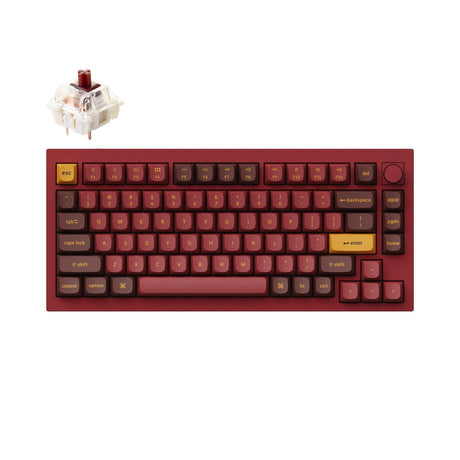 Keychron Q1 QMK Benutzerdefinierte mechanische Tastatur (US-ANSI-Layout) – Version 2