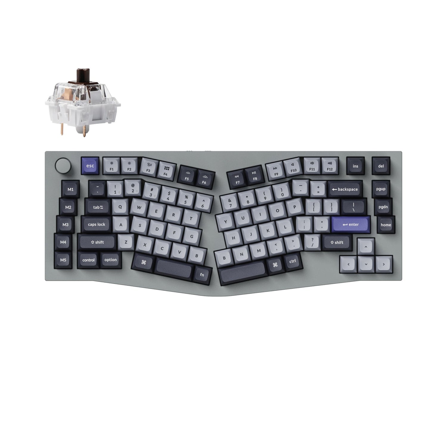 Keychron Q10 Pro (Alice Layout) QMK/VIA Wireless Custom Mechanical Keyboard (US Layout)