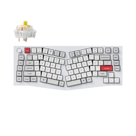 Keychron Q10 Pro (Alice-Layout) QMK/VIA Wireless Custom Mechanical Keyboard (US-Layout)