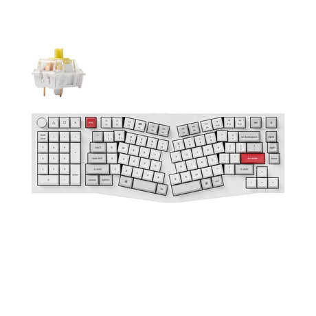 Keychron Q14 Pro (Alice-Layout) QMK/VIA Wireless Custom Mechanical Keyboard (US-Layout)