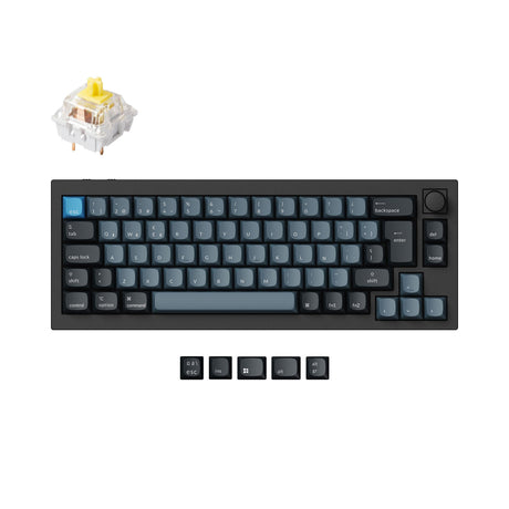 Keychron Q2 Pro QMK/VIA Kabellose, individuell anpassbare mechanische Tastatur ISO-Layout Kollektion