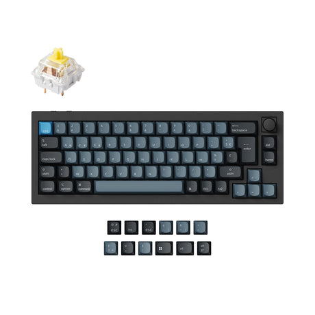 Keychron Q2 Pro QMK/VIA Kabellose, individuell anpassbare mechanische Tastatur ISO-Layout Kollektion