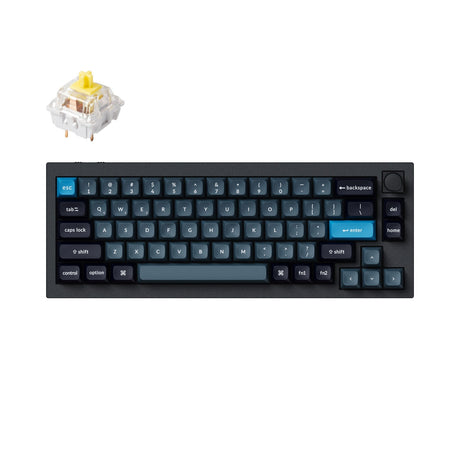 Keychron Q2 Pro QMK/VIA Drahtlose benutzerdefinierte mechanische Tastatur (US-Layout)