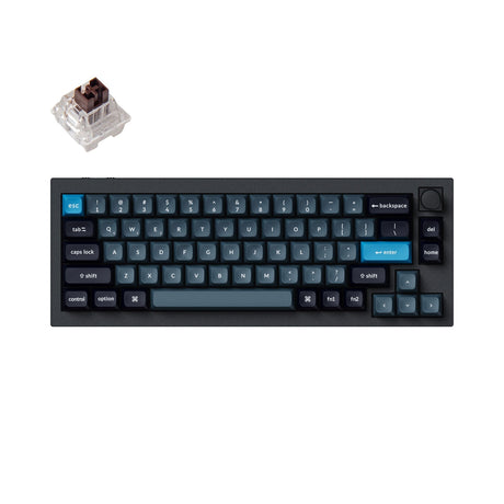 Keychron Q2 Pro QMK/VIA Drahtlose benutzerdefinierte mechanische Tastatur (US-Layout)