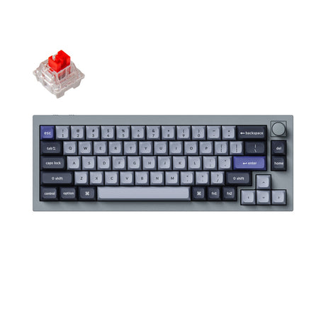 Keychron Q2 Pro QMK/VIA Drahtlose benutzerdefinierte mechanische Tastatur (US-Layout)
