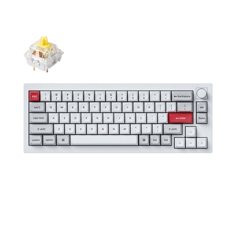 Keychron Q2 Pro QMK/VIA Drahtlose benutzerdefinierte mechanische Tastatur (US-Layout)