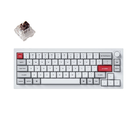 Keychron Q2 Pro QMK/VIA Drahtlose benutzerdefinierte mechanische Tastatur (US-Layout)