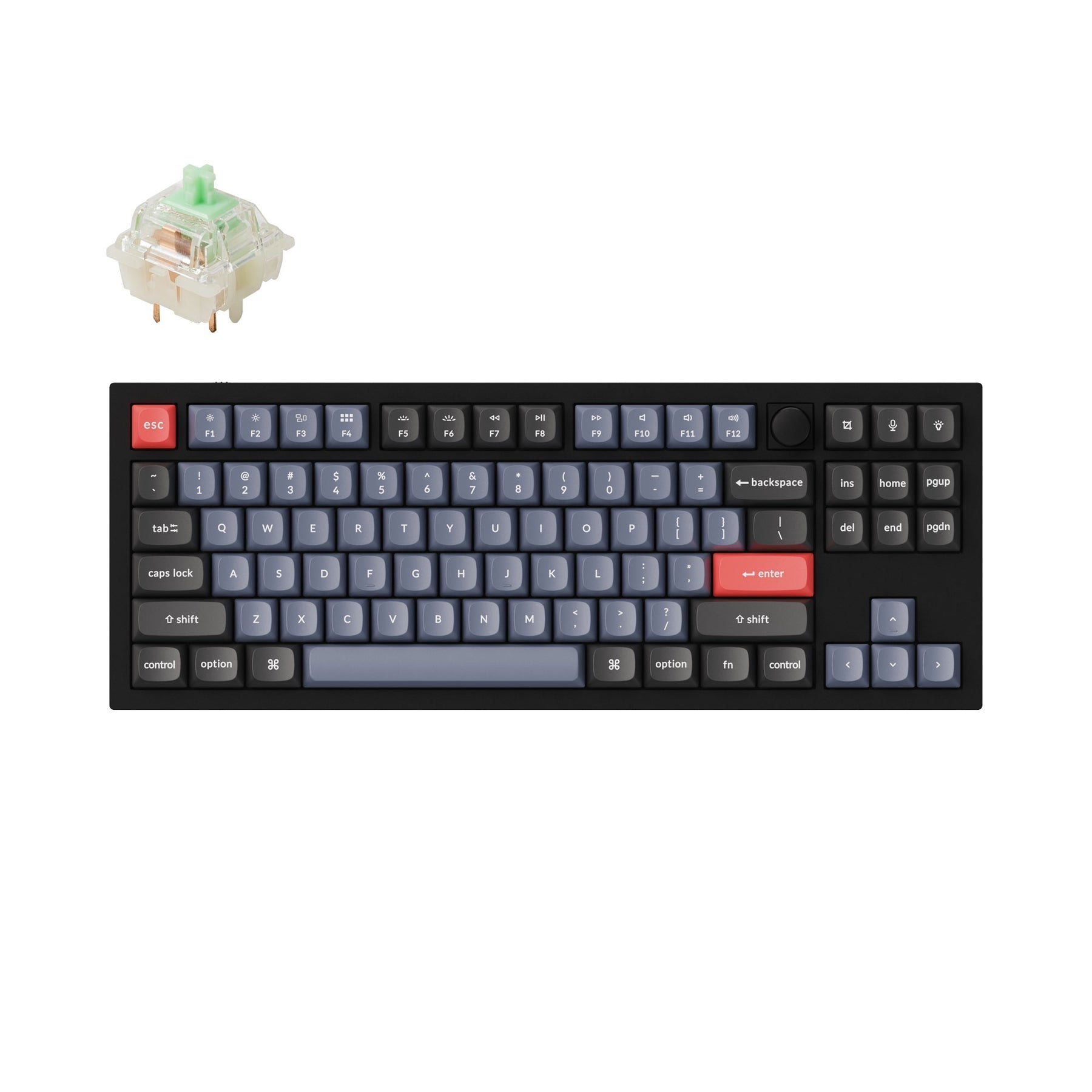 Benutzerdefinierte mechanische Tastatur Keychron Q3 QMK (US-ANSI-Layout)