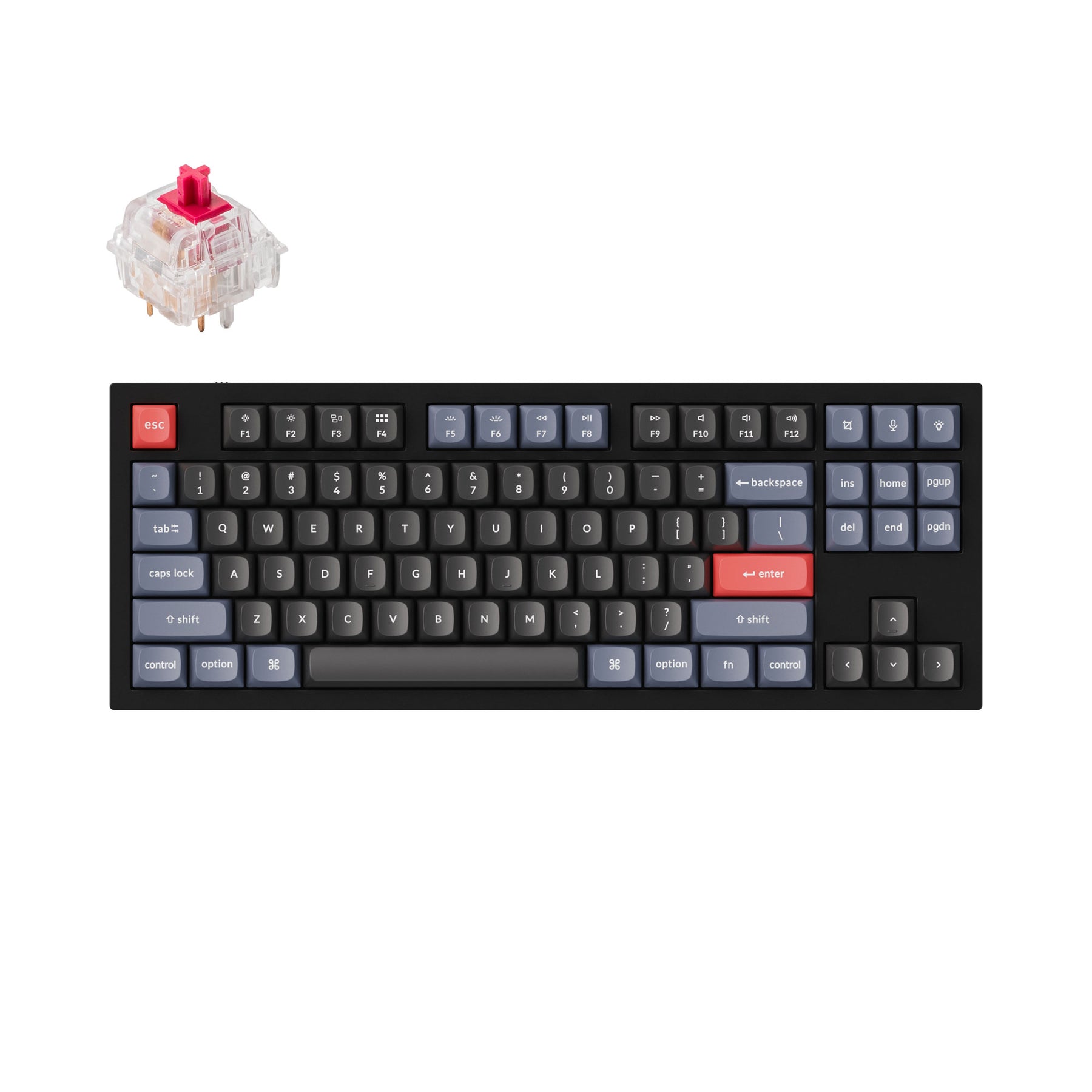Benutzerdefinierte mechanische Tastatur Keychron Q3 QMK (US-ANSI-Layout)