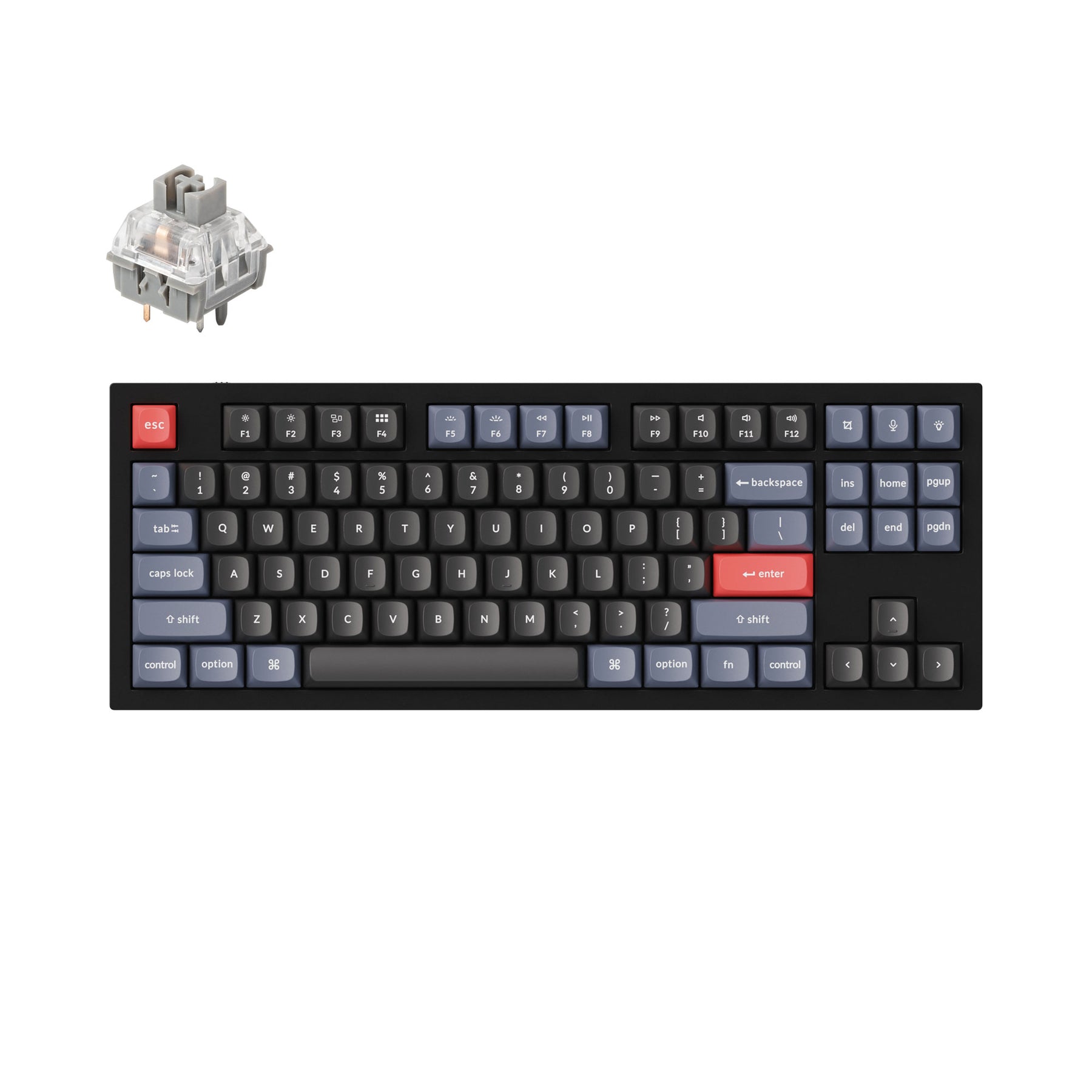 Benutzerdefinierte mechanische Tastatur Keychron Q3 QMK (US-ANSI-Layout)