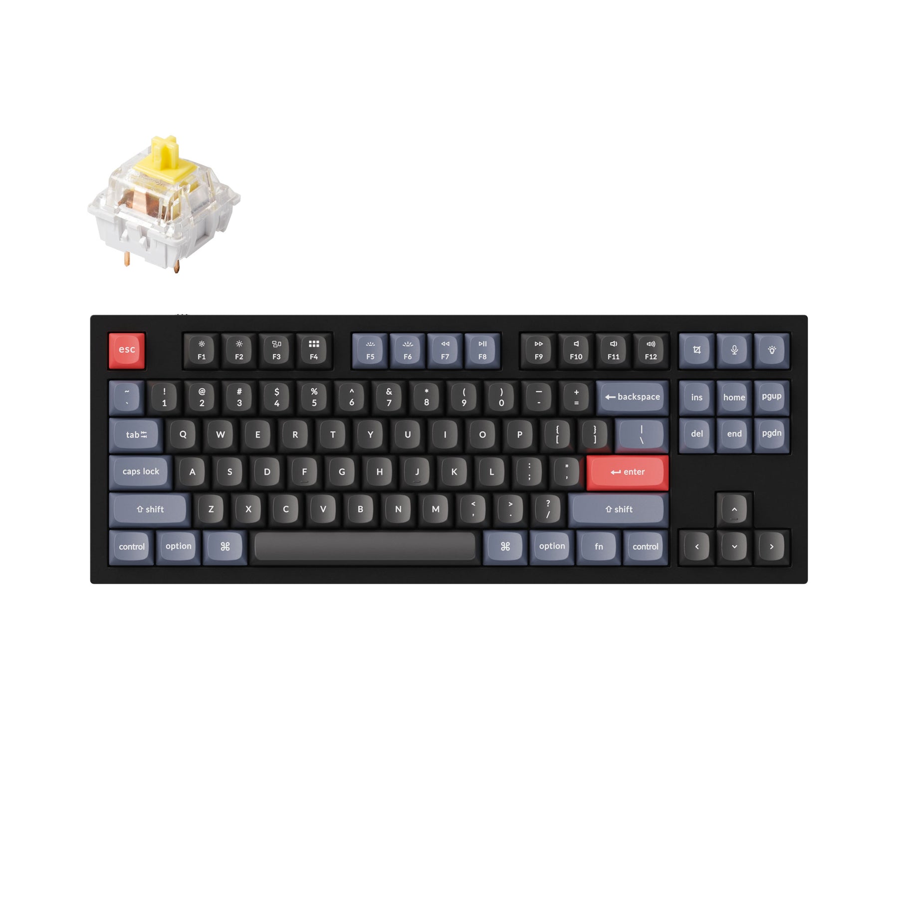 Benutzerdefinierte mechanische Tastatur Keychron Q3 QMK (US-ANSI-Layout)