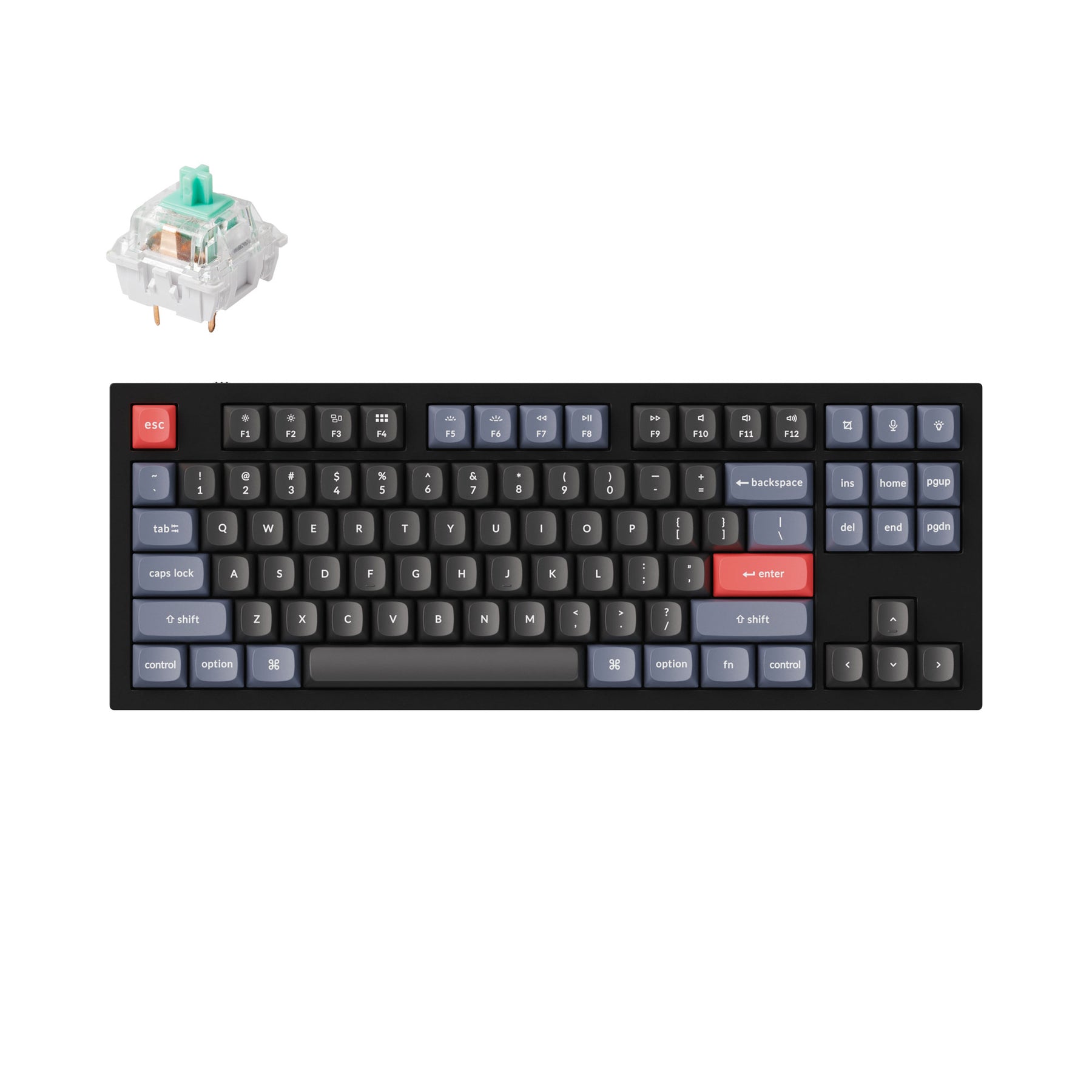 Benutzerdefinierte mechanische Tastatur Keychron Q3 QMK (US-ANSI-Layout)