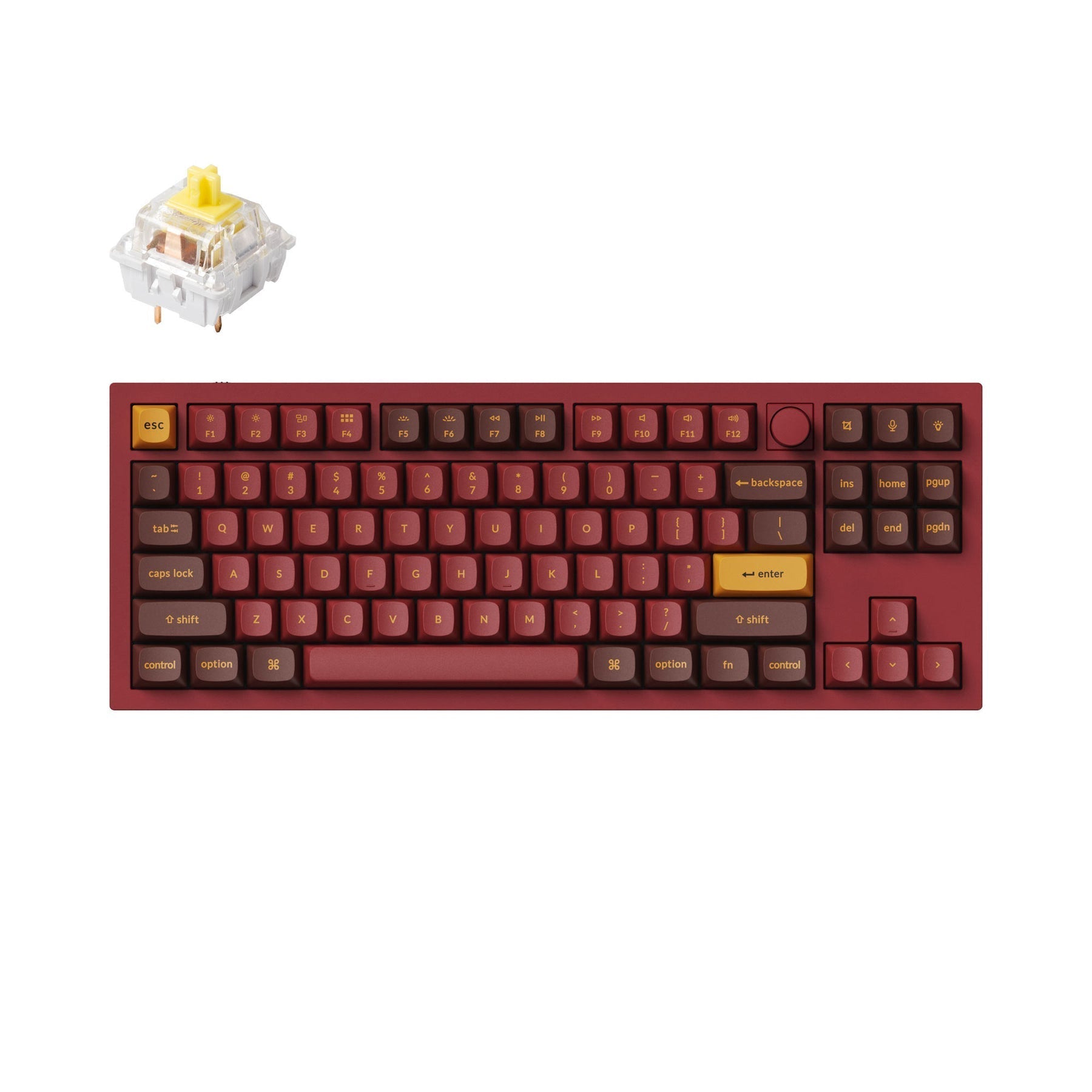 Benutzerdefinierte mechanische Tastatur Keychron Q3 QMK (US-ANSI-Layout)