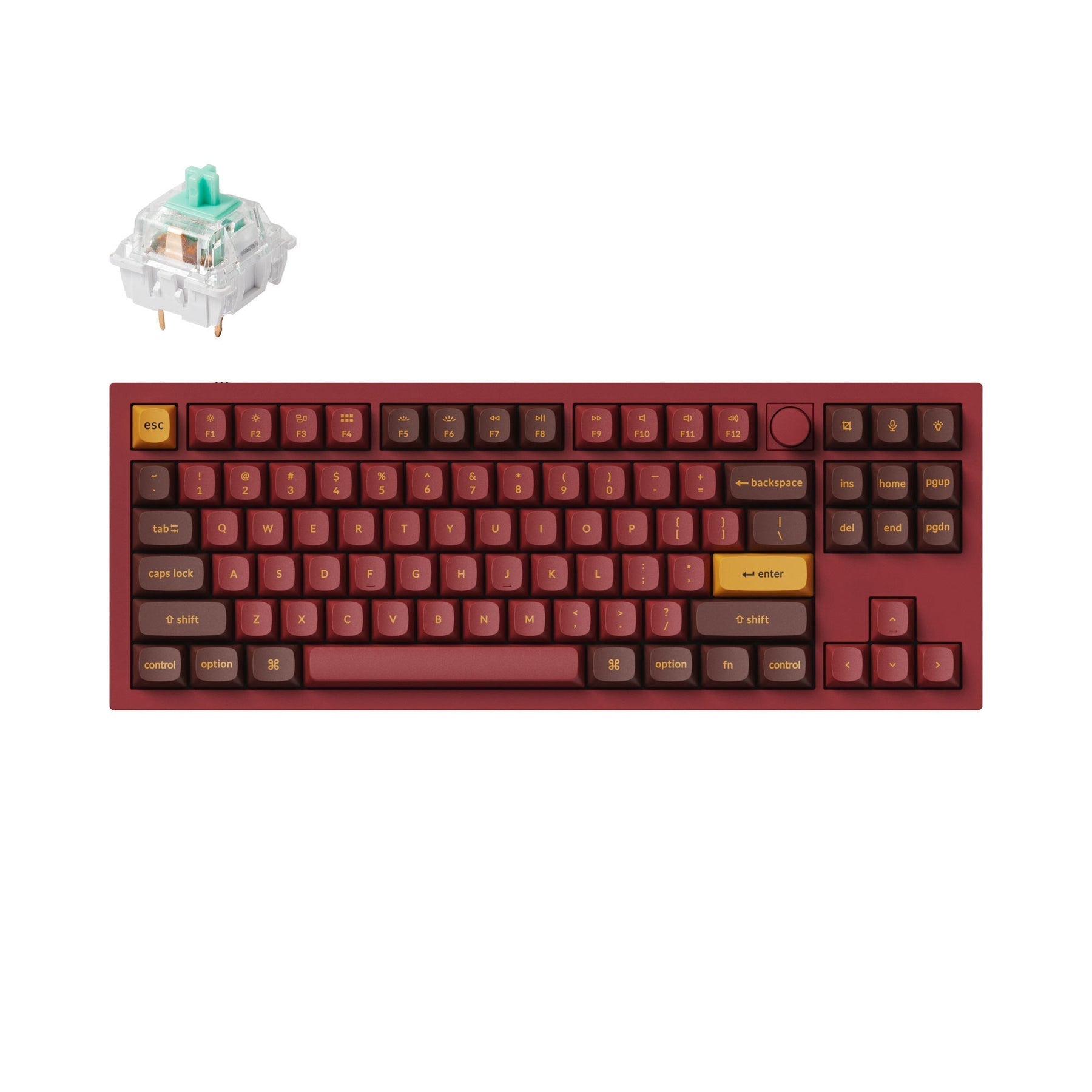 Benutzerdefinierte mechanische Tastatur Keychron Q3 QMK (US-ANSI-Layout)