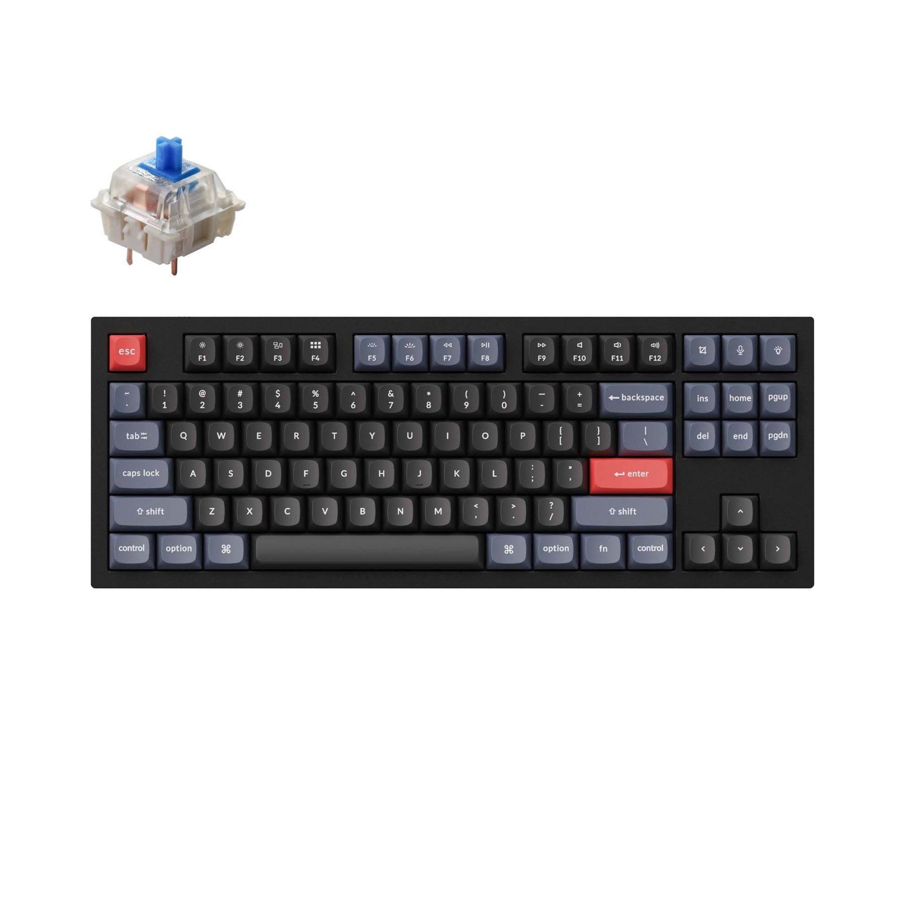 Benutzerdefinierte mechanische Tastatur Keychron Q3 QMK (US-ANSI-Layout)