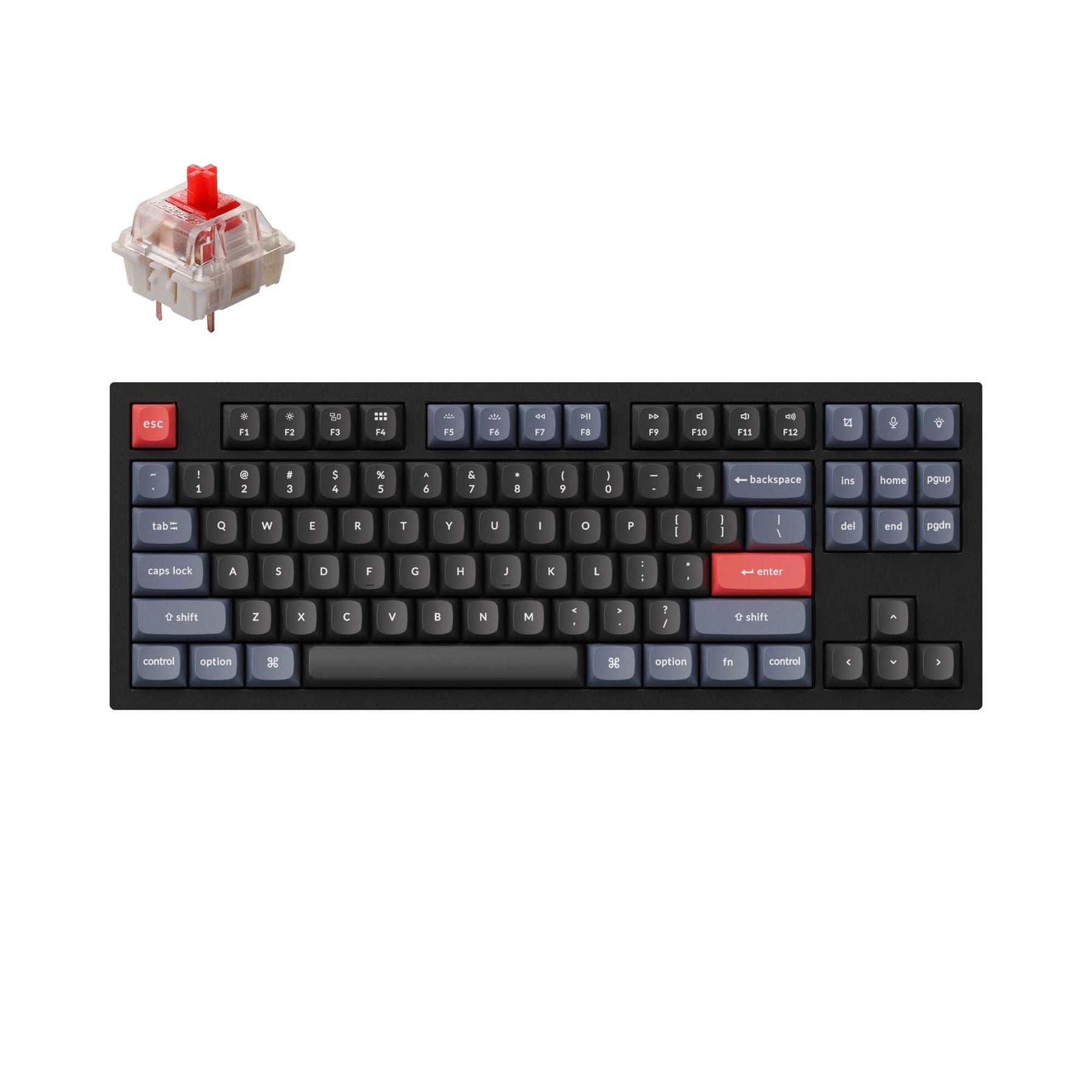Benutzerdefinierte mechanische Tastatur Keychron Q3 QMK (US-ANSI-Layout)